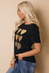 Be Kind Heart Print O-Neck T-Shirt